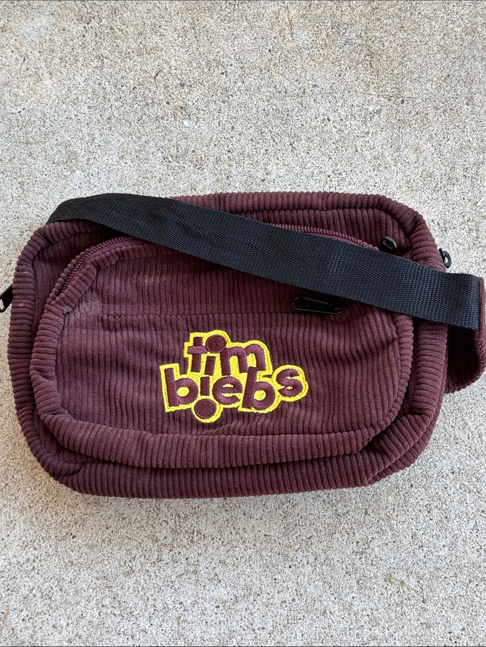 Timbiebs Exclusive Limited Edition Corduroy Unisex Belt Bag Fanny Pack